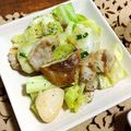 ♡ちょも♡'s cooksnap of when they made 豚肉とキャベツのねぎ塩炒め.