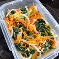 みるくｰ☆'s cooksnap of when they made もやしとほうれん草の彩りごま和え.