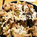YUN_gac's cooksnap of when they made ナスと豚ロースの味ポン炒め.