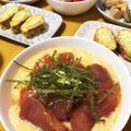 ikimkit's cooksnap of when they made 味噌★卵★旨すぎる【漬マグロのとろろ丼】.