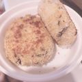 komugiko4's cooksnap of when they made ゆで卵＆ツナ＆お野菜いっぱいのハンバーグ.