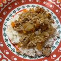 めめっここのこ's cooksnap of when they made 簡単カフェ飯♬挽肉と玉ねぎの甘辛丼.