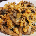 cieloninfa's cooksnap of when they made ミニトマトと舞茸の洋風卵とじ.