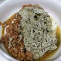 ユーロン's cooksnap of when they made 冷奴にのせるだけ！納豆とろろ昆布.