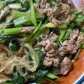 ゆーこリン♡'s cooksnap of when they made 牛肉と春雨のオイスターソース炒め.