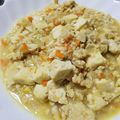 ユーロン's cooksnap of when they made 豚ミンチ玉ねぎ豆腐★カレー味の麻婆豆腐。.