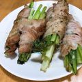 elmotomo's cooksnap of when they made 小松菜の肉巻き.
