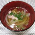 ジョングレ's cooksnap of when they made ベーコンと玉ねぎの生姜スープ.