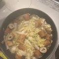 クックZ8J4H4☆'s cooksnap of when they made めんつゆで簡単☆白菜とごぼ天の煮物.