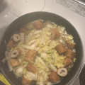 クックZ8J4H4☆'s cooksnap of when they made めんつゆで簡単☆白菜とごぼ天の煮物.