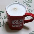 nyangomama's cooksnap of when they made バリスタで簡単♪ふわふわハニーラテ.