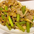 eryiii's cooksnap of when they made 豚肉とアスパラの味噌炒め.