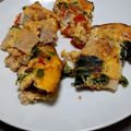 うさ×うさ's cooksnap of when they made 豚肉とほうれん草のオムレツ♪お弁当にも.