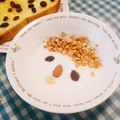 あゆまんま♪'s cooksnap of when they made ブルガリアヨーグルトで顔アート.