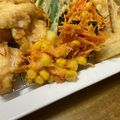 ゆいランラン's cooksnap of when they made にんじんとコーンのかき揚げ.