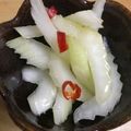 petokko's cooksnap of when they made セロリの甘酢漬け.