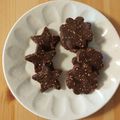 pehico's cooksnap of when they made 全粒粉クッキー★型抜きしやすい♪チョコ味.