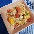 カバゴン's cooksnap of when they made トマトともやしの卵炒め.