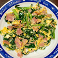 よたこ49112's cooksnap of when they made 簡単☆ニラとベーコンの卵とじ❁.