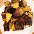 料理習得中's cooksnap of when they made 揚げないヘルシー！ほくほく大学いも.