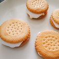クックZALFUV☆'s cooksnap of when they made ☸マシュマロ＆チョコサンドビスケット☸.