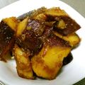 ハナレ's cooksnap of when they made 簡単大学イモ　風？油で揚げない.