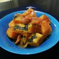 wakamegu's cooksnap of when they made カボチャとソーセージのケチャップ煮.