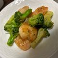 okamelove's cooksnap of when they made 海老とブロッコリーの中華炒め.