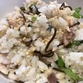 青空っ's cooksnap of when they made 我が家の簡単♪あじの干物の混ぜご飯.