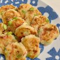 きりぼーysm's cooksnap of when they made 豆腐とはんぺんのふわふわ焼き〜枝豆入り〜.