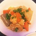 くーー〜's cooksnap of when they made お手軽～♪こんにゃくと高野豆腐の煮物.