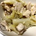ゆーゆ017's cooksnap of when they made 楽々副菜！鶏ももと白菜の塩麹炒め.