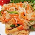 monjimari's cooksnap of when they made 新玉ねぎと鶏むね肉のマリネ.