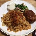 はなこ（＊＾＾）♡'s cooksnap of when they made 喫茶店ランチ風！ハンバーグスパゲティ〠.
