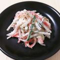 ほろぴ's cooksnap of when they made ■カニかま入り！ごぼう胡麻マヨサラダ■.
