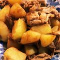 らいあ、's cooksnap of when they made 豚肉とじゃがいもの甘辛ソテー☆.