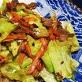呉介nyao's cooksnap of when they made 豚肉キャベツの梅肉ソース炒め♪簡単.