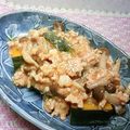 watyami's cooksnap of when they made かぼちゃのきのこ味噌あんかけ.