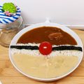 Miella's cooksnap of when they made カレー＆シチューライスでモンスターボール.