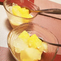 けんけんち's cooksnap of when they made フルーツ缶使って簡単♪　☆寒天ゼリー☆彡.