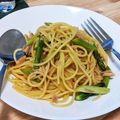 がんちゃっく's cooksnap of when they made アスパラとツナの和風スパゲッティ.