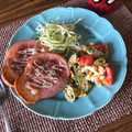 栗丸うさぎ's cooksnap of when they made オクラとトマトの中華風卵炒め.