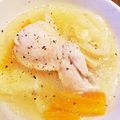llleccalll's cooksnap of when they made 手羽先とキャベツの煮込み塩スープ♪.