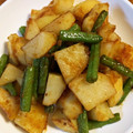 じょんlove's cooksnap of when they made じゃがいもといんげんの甘辛炒め.