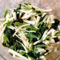 しいたけ子＊'s cooksnap of when they made 大根とほうれん草のナムル.