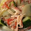 黄金の輝き亭's cooksnap of when they made カニかまと胡瓜、じゃが芋の味噌あえ.