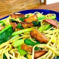 ＊あんずあん＊'s cooksnap of when they made ベーコンと小松菜の和風パスタ.