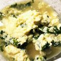 y_uu's cooksnap of when they made 離乳食中期〜＊ほうれん草のかき玉スープ.