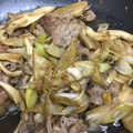クック59ZLK3☆'s cooksnap of when they made 牛肉と白菜のすき焼き風炒め.