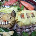 りっぴーうさぎ's cooksnap of when they made キャラ弁　「となりのトトロ」　ねこバス　.